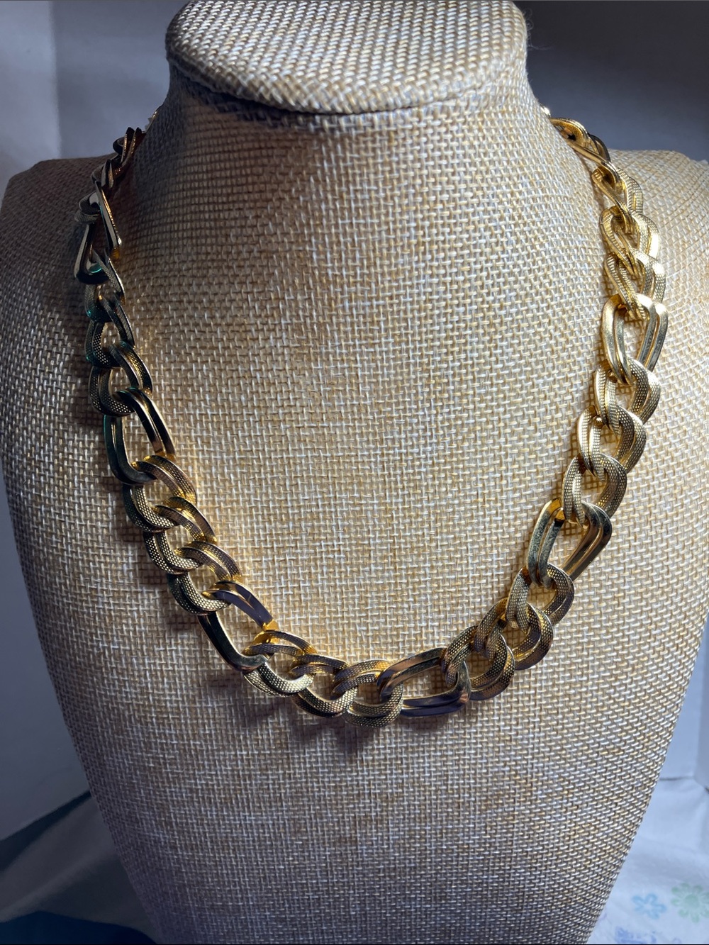 Chunky Gold-Tone Link Necklace